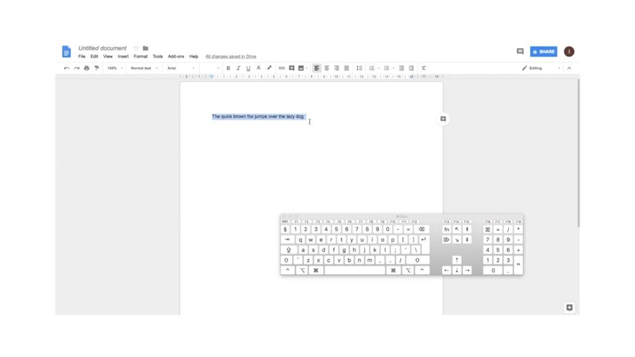 Lesson 2: Getting started with word processing