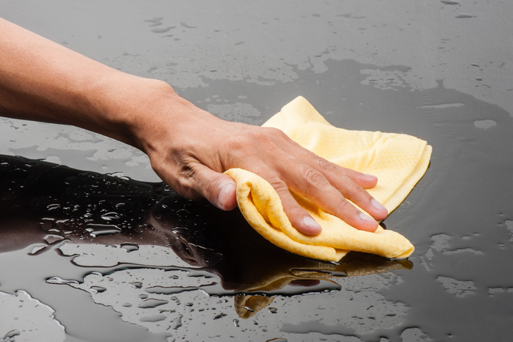 cloth absorbent wipe clean
