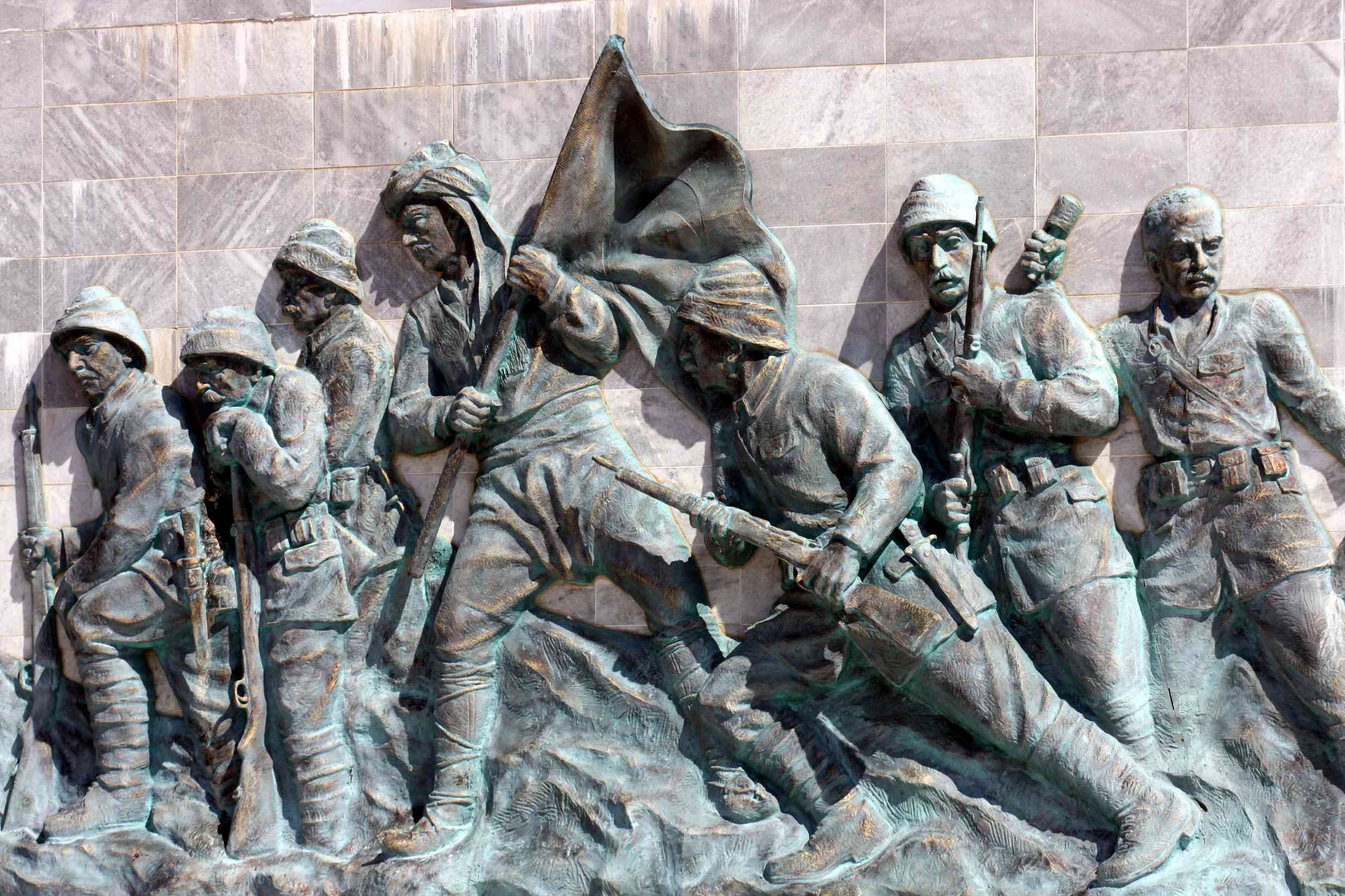 A stone memorial