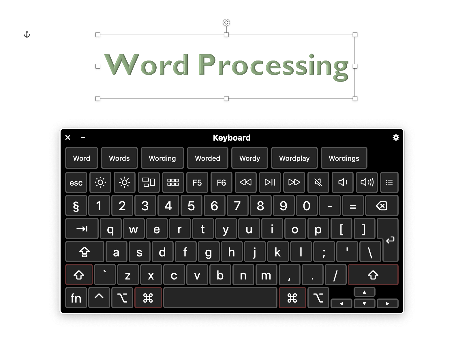 Computing systems and networks 2: Word processing