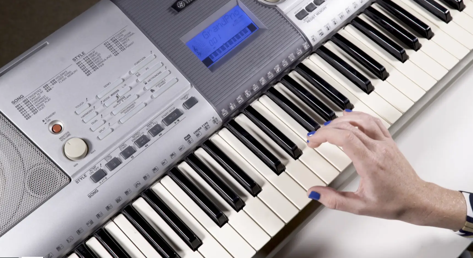 Piano keyboard