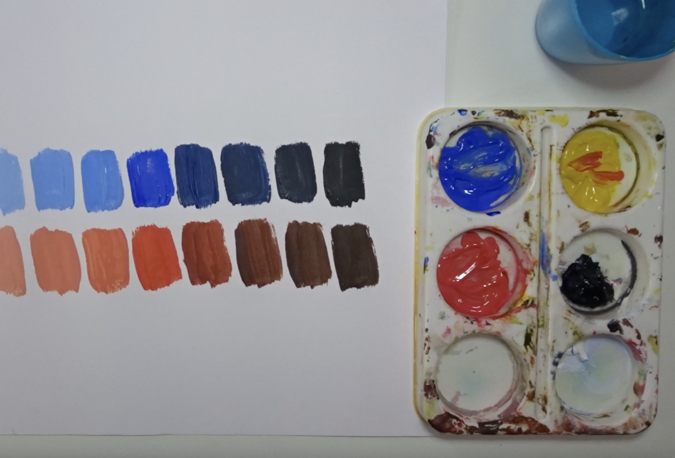 Paint tints and shades