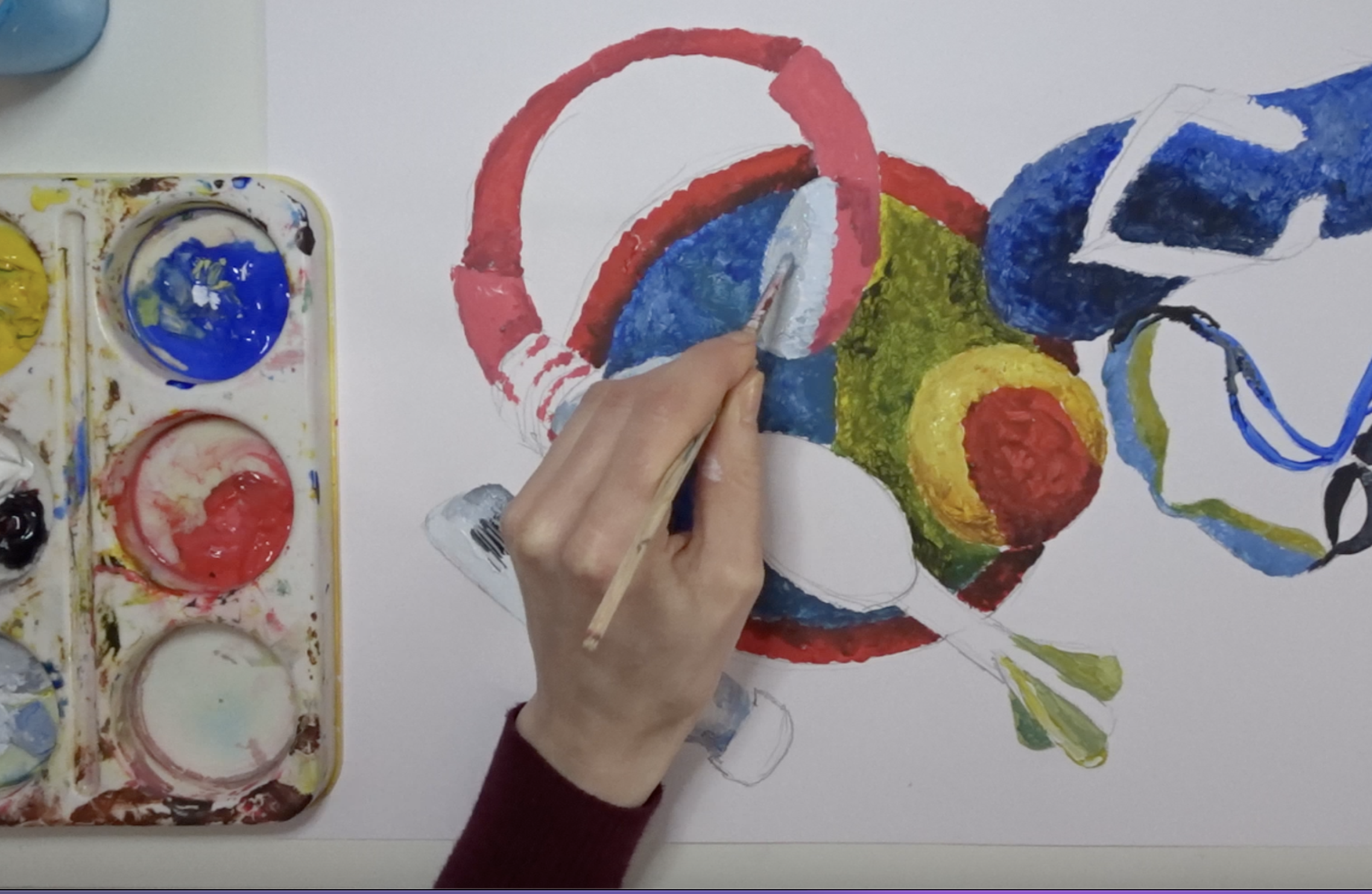Painting a still life
