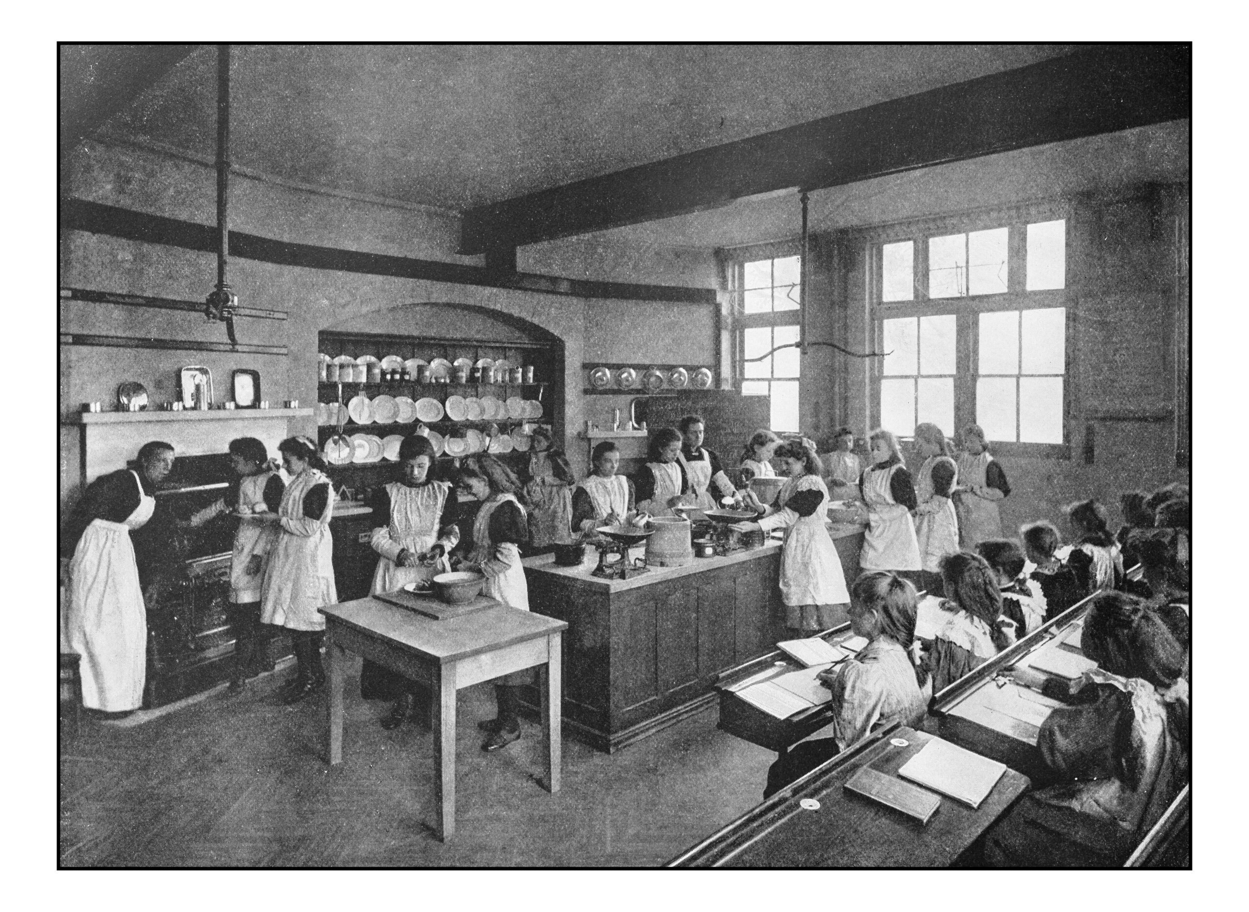 1900s cookery class