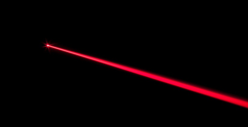 Beam of laser light