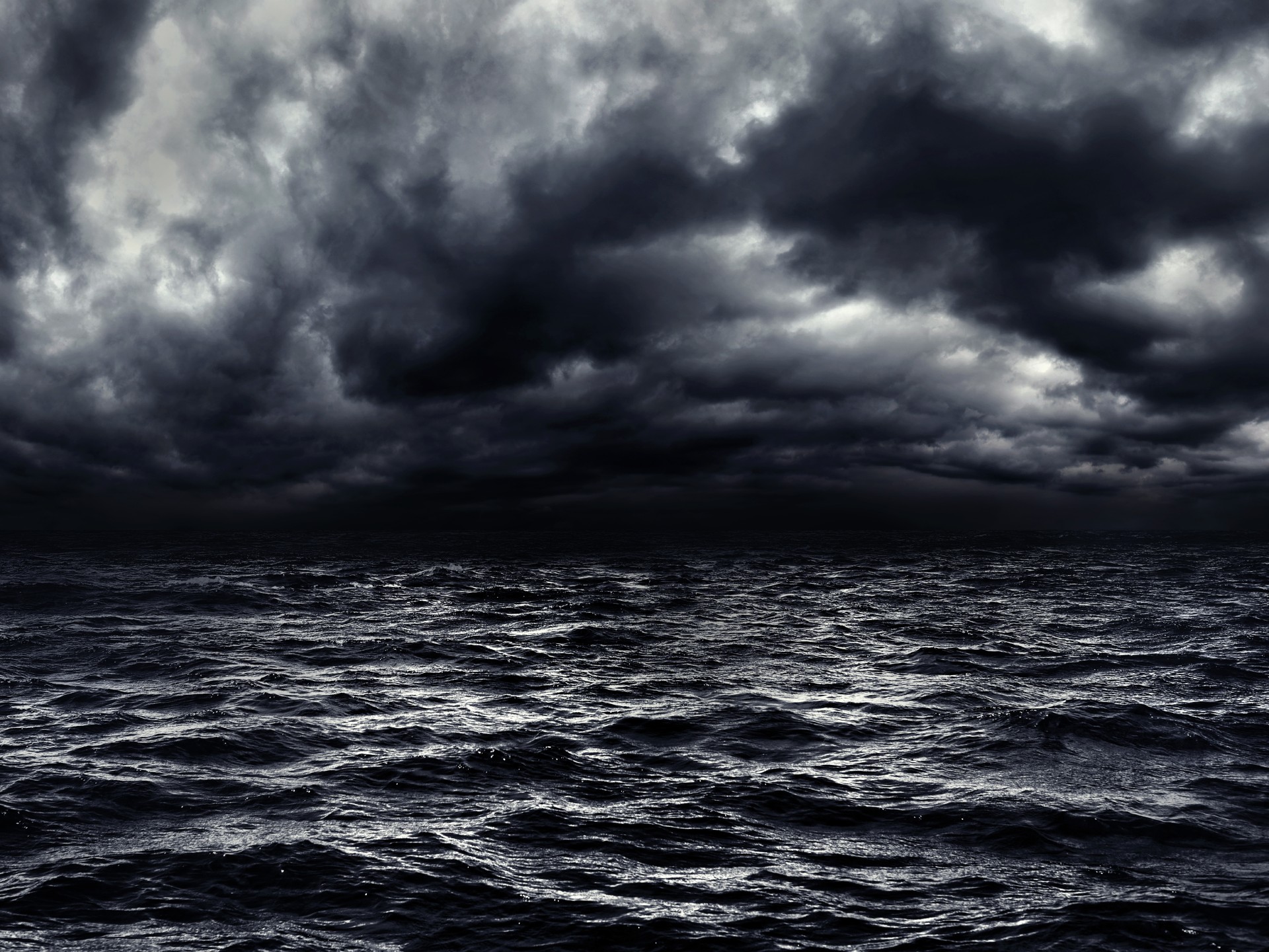 stormy sea