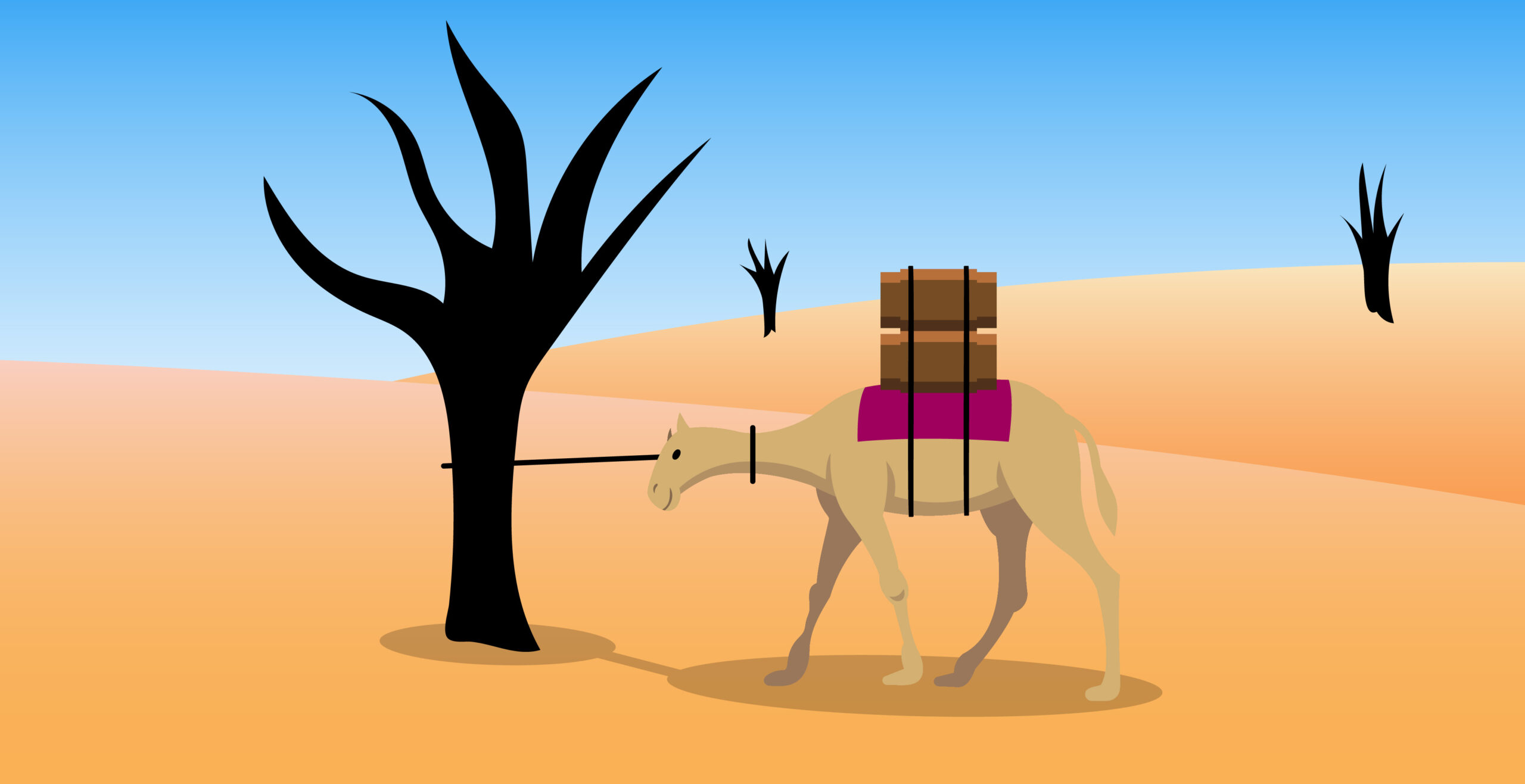 Muhammad and the thirsty camel