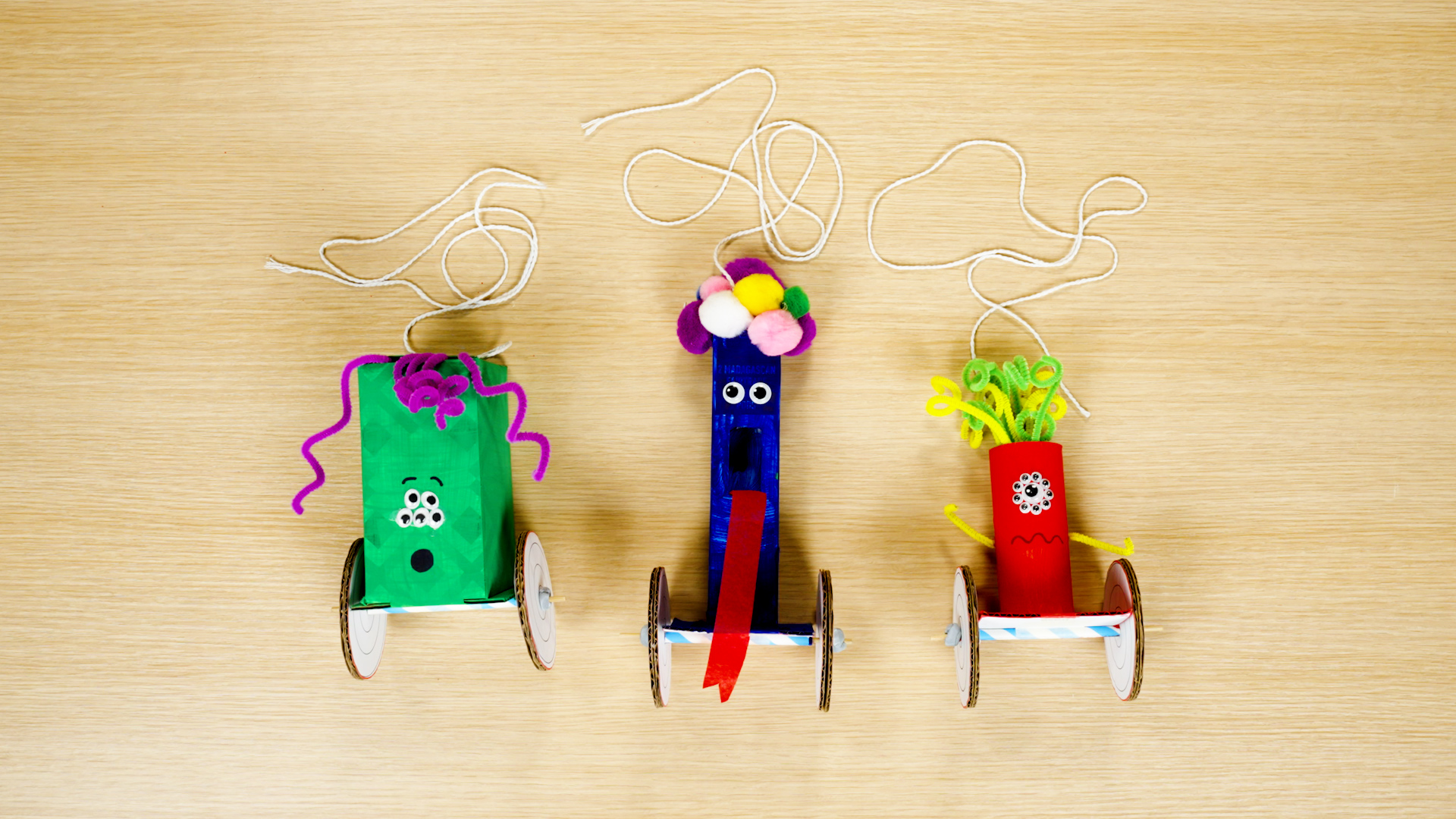 Lesson 5: Making a pull-along toy