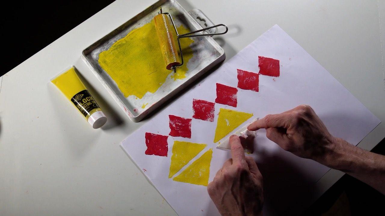 Lesson 3 Pattern 1 Stamp Printing Kapow Primary