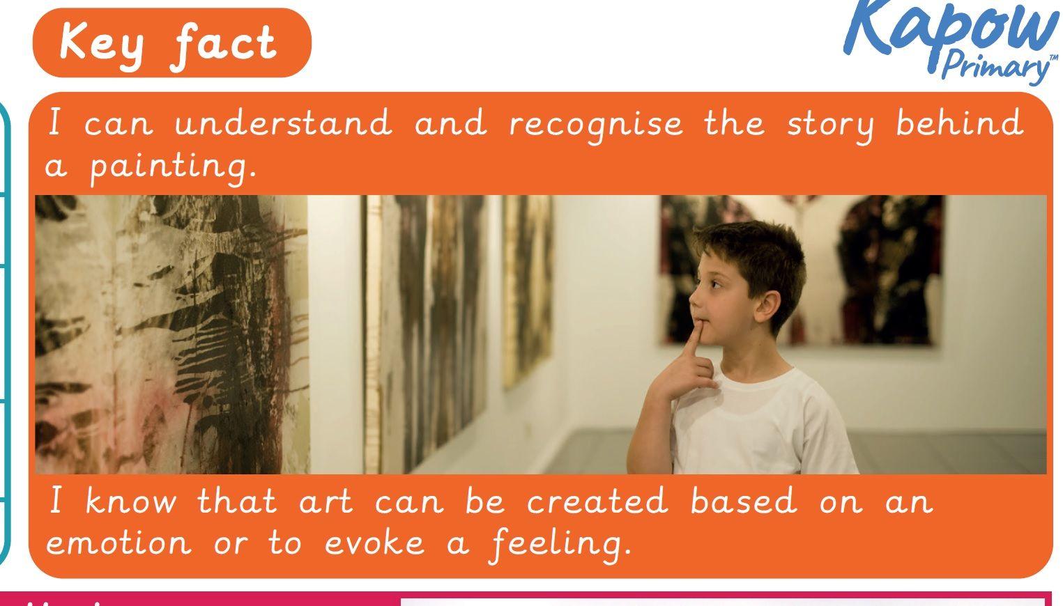 Archived – Knowledge organiser – Art and design Y4: Every picture tells a story