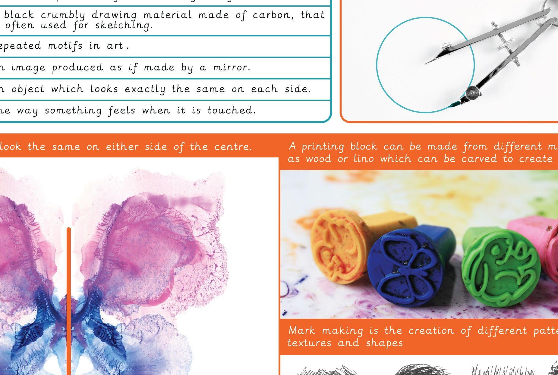 Archived – Knowledge organiser – Art and design Y4: Formal elements of art