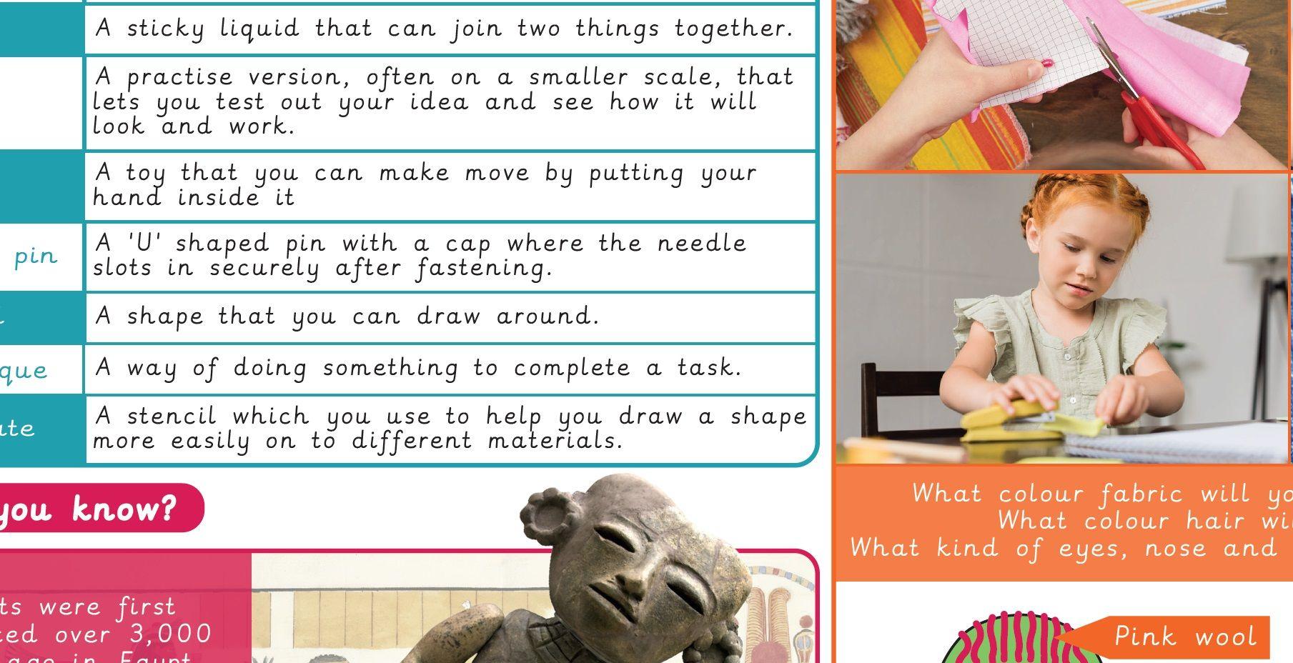 Knowledge organiser – D&T Y1: Puppets