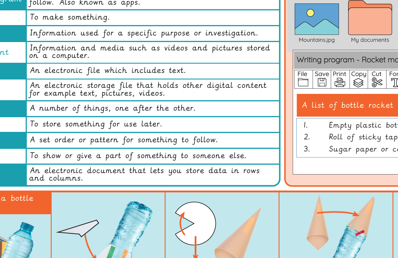 Knowledge Organiser – Computing Y1: Rocket to the moon