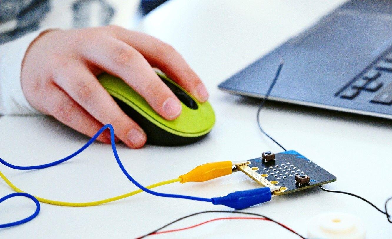 iStock 1126657755 A boy's hand holding a computer mouse