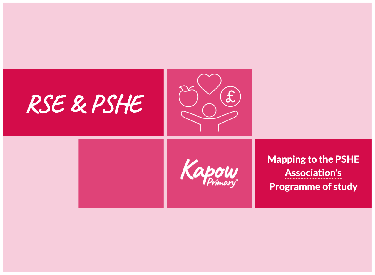 RSE & PSHE: Mapping to the PSHE Association’s Programme of study