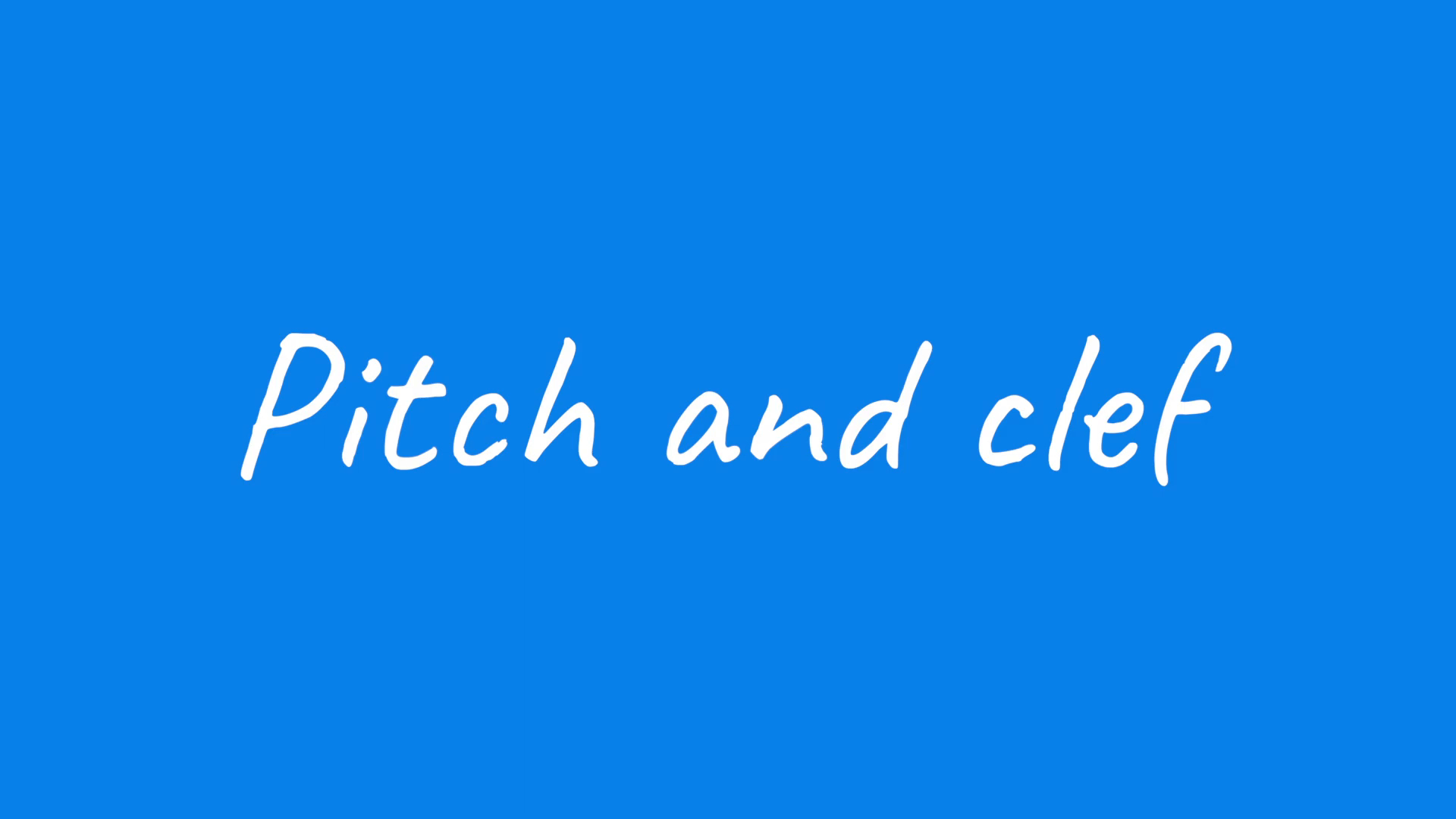 Music: Staff notation 4 – KS2 – Pitch and clef