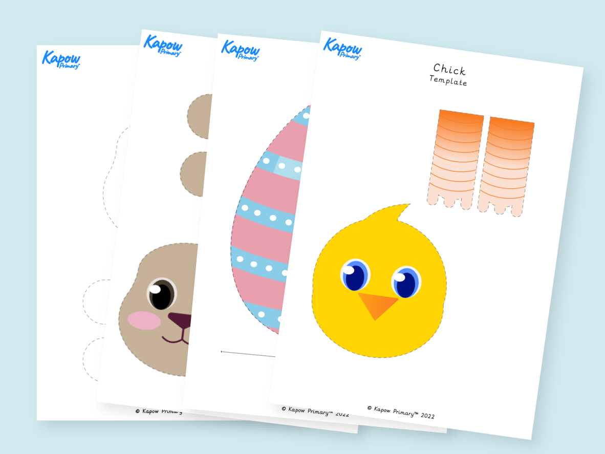 Activity pack: Easter mechanical animals