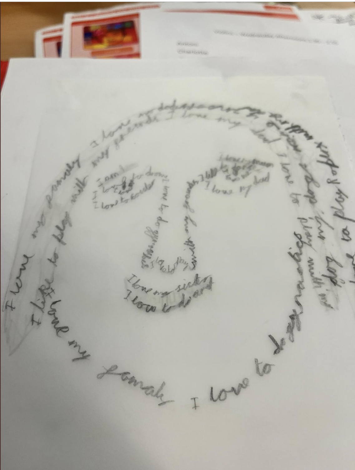 Auckley School Doncaster Y5 Poem portraits 4