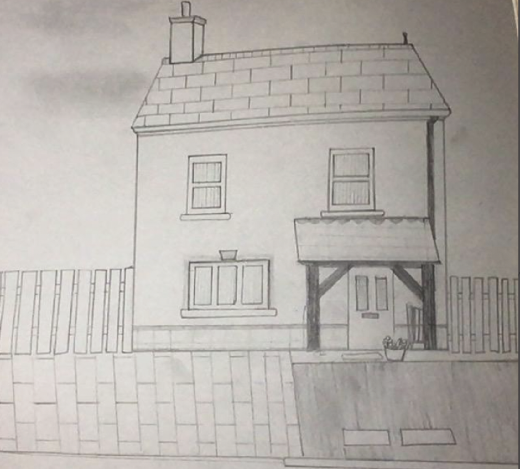 Greenfields House drawing 2
