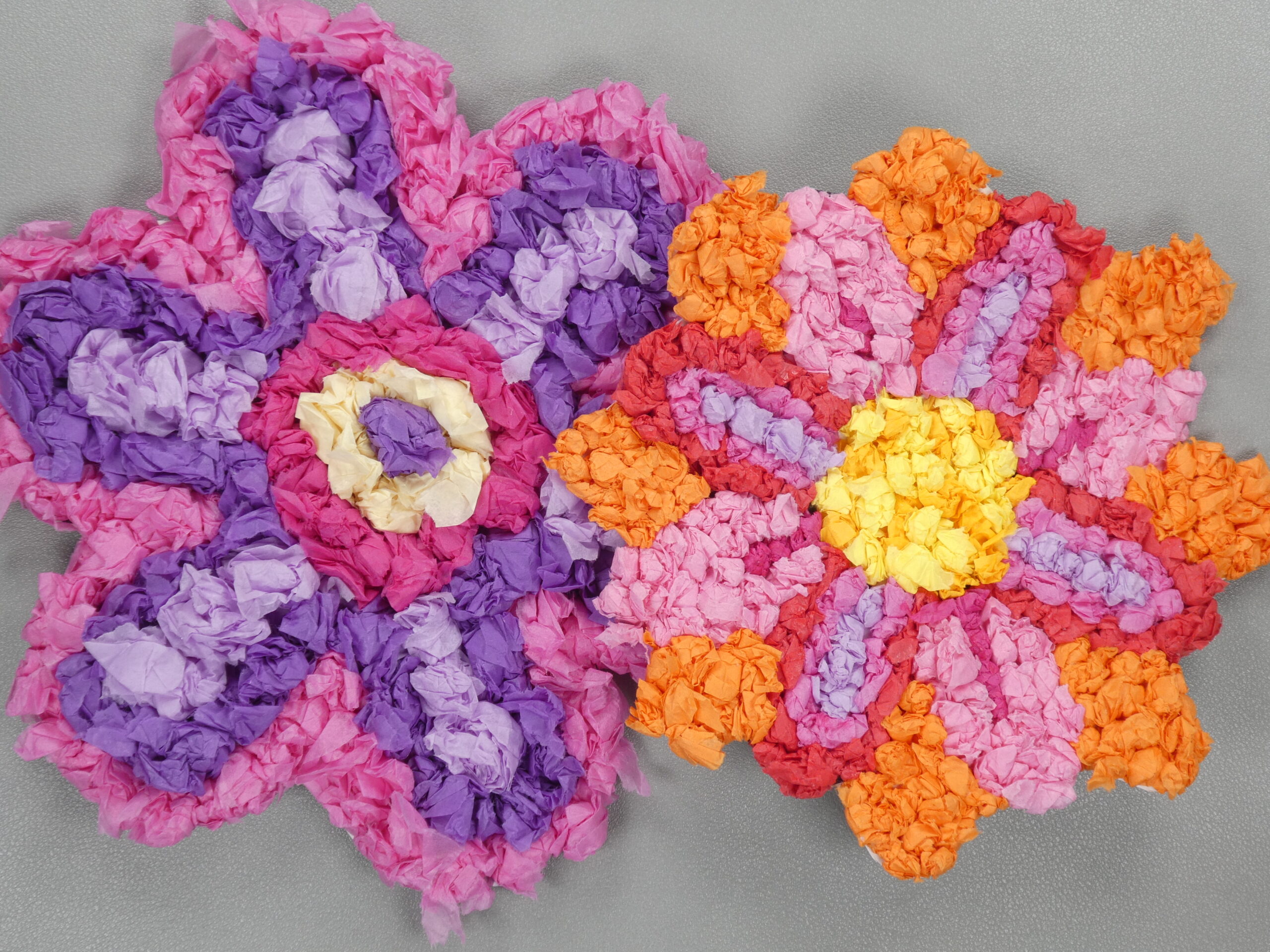 Lesson 6 Tissue paper flowers