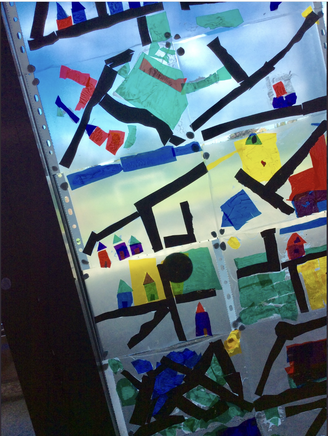 St Edmunds Y2 Craft Stained glass maps 2
