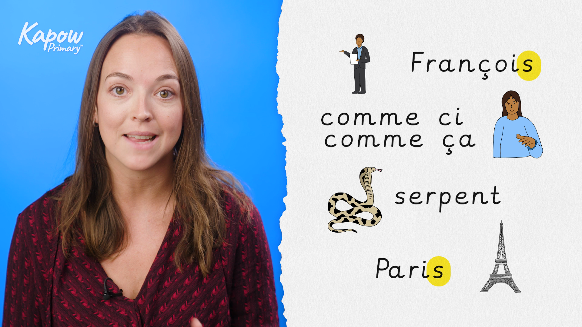 French phonics: s / ç and c before e or i