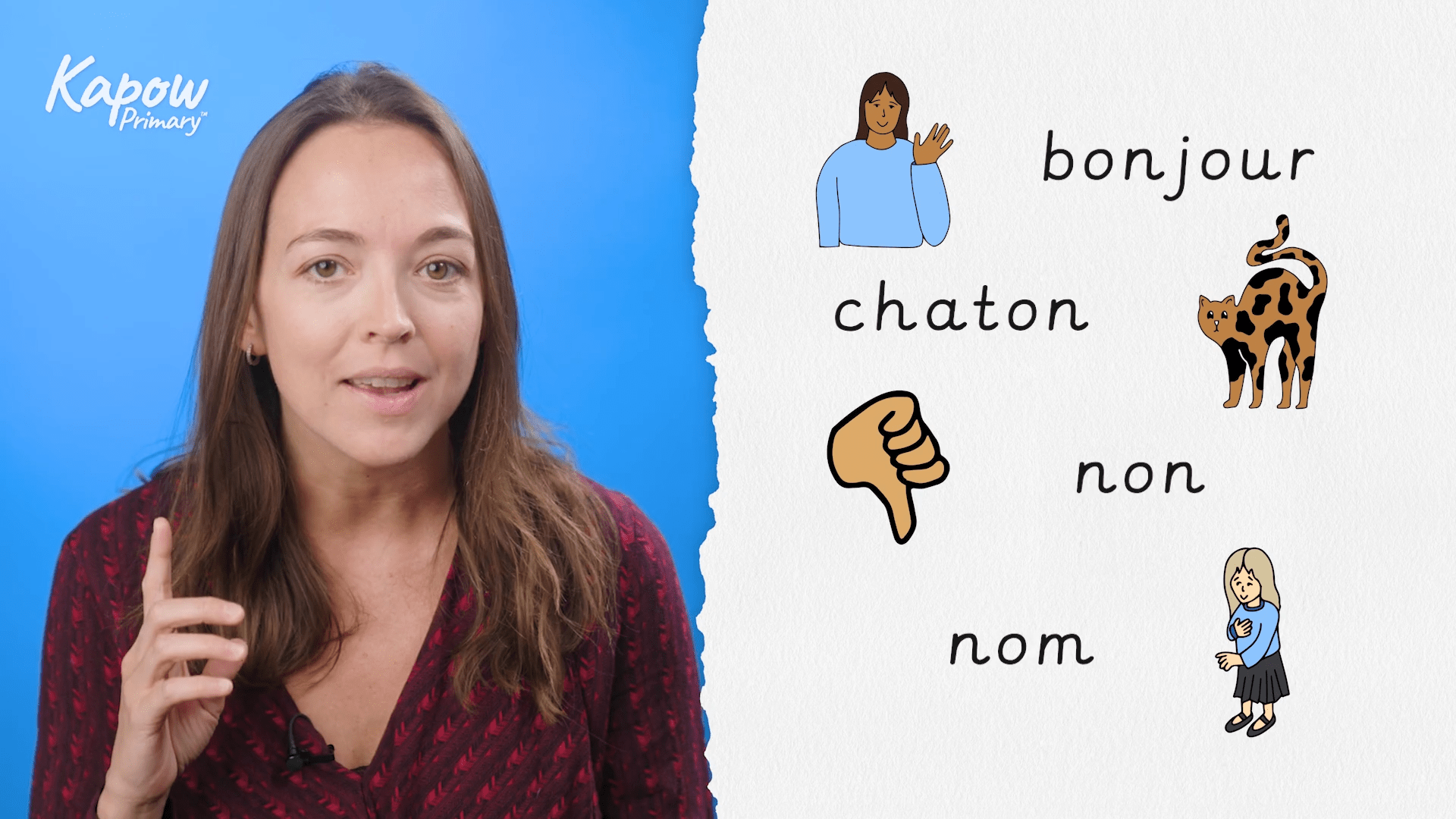 French phonics: on / om