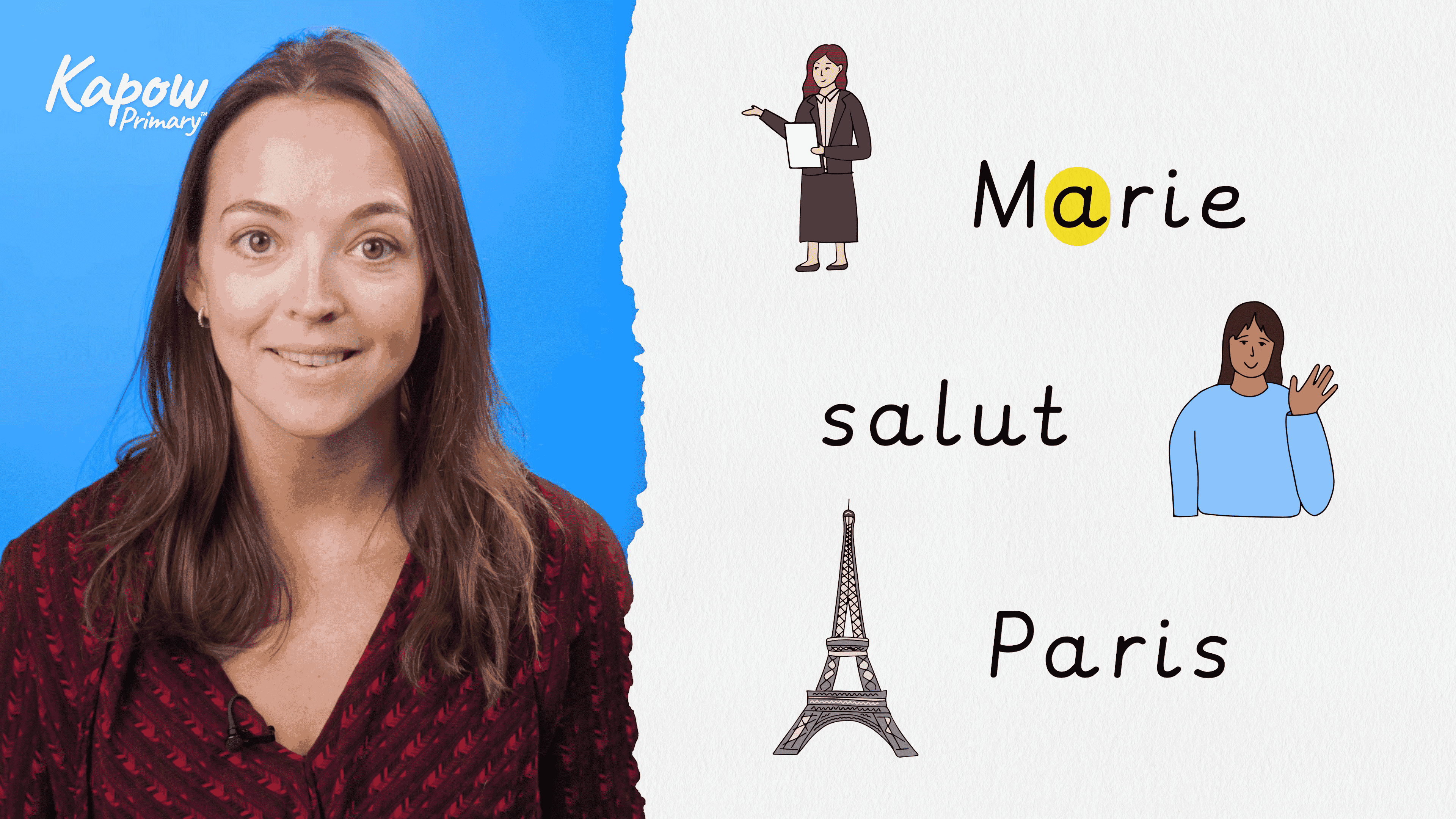 French phonics: a / à / â