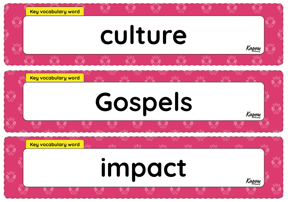 Vocabulary display – R&W Y4: Why is the Bible the best-selling book of all time?