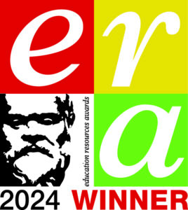 ERA 2024 Winner badge with bold letters and a black-and-white illustrated face.