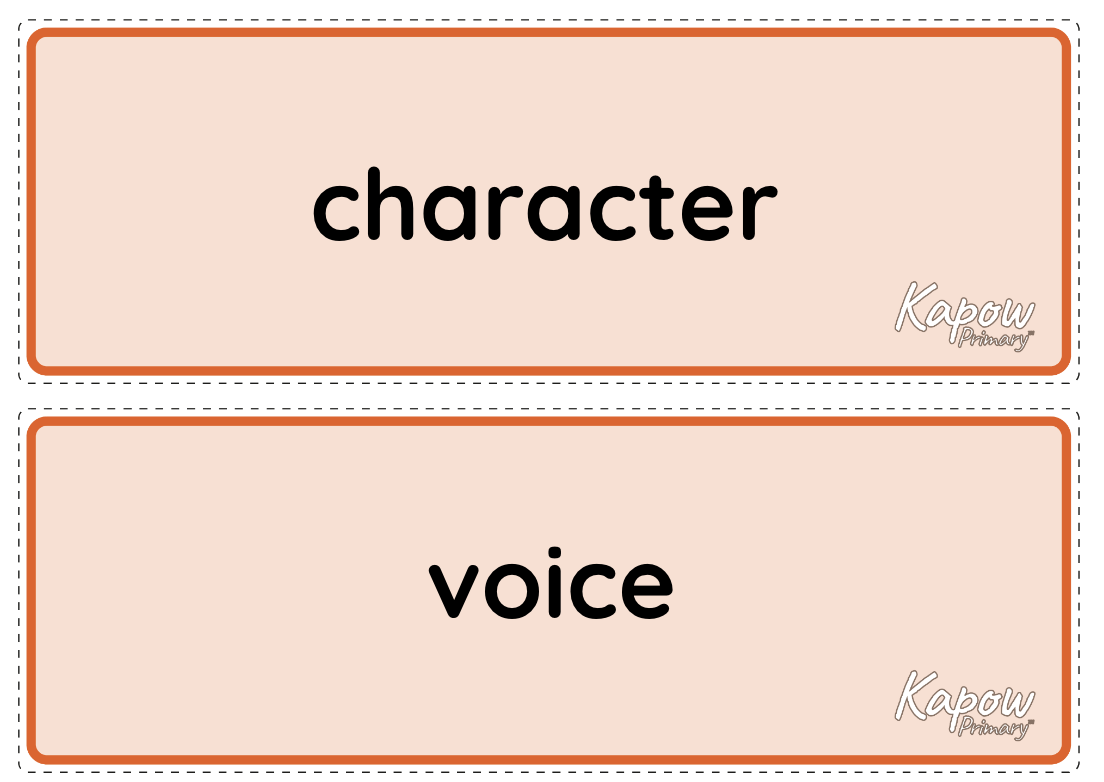Vocabulary display: Sound patterns – Y1