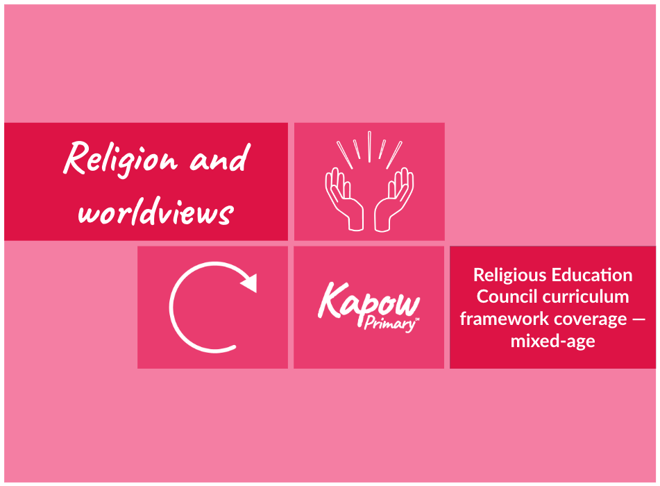 Religion and worldviews: Religious Education Council curriculum framework coverage — mixed-age