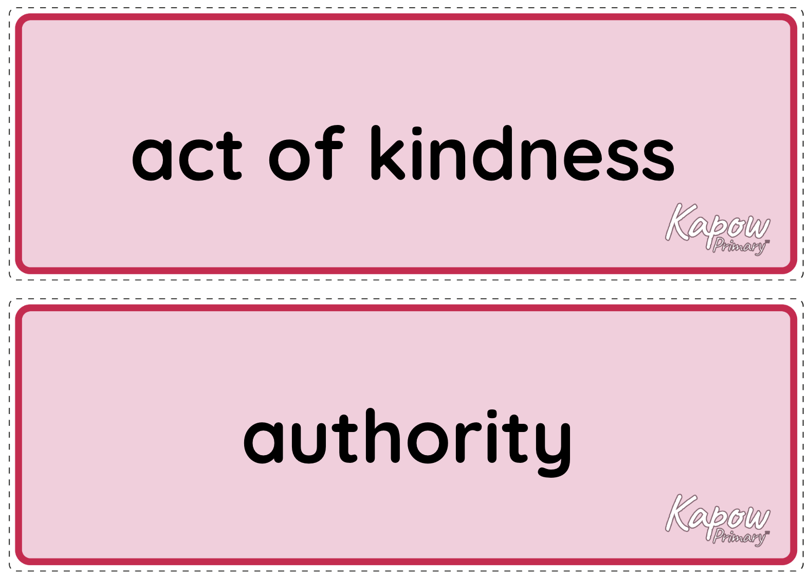 Vocabulary display – RSE & PSHE Y4: Families and relationships