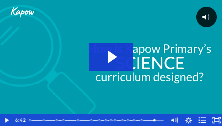 Subject leader video: How is Kapow Primary’s Science curriculum designed?