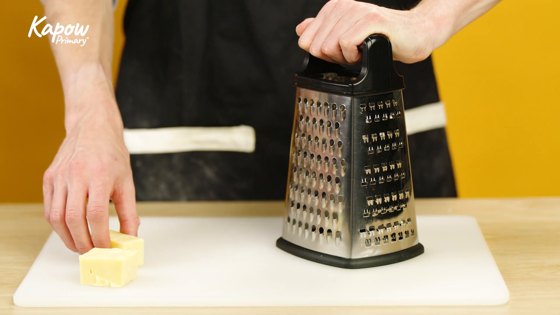 Teacher video: Food skills: Grating