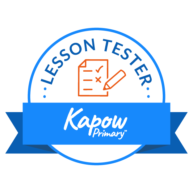 Kapow Primary Lesson Tester Digital Badge