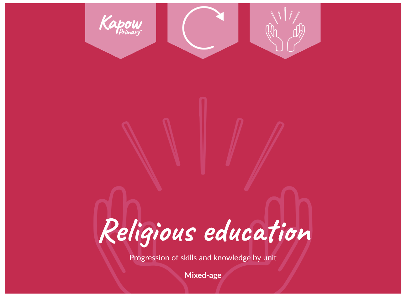 R&W: Key skills and knowledge by unit — mixed-age