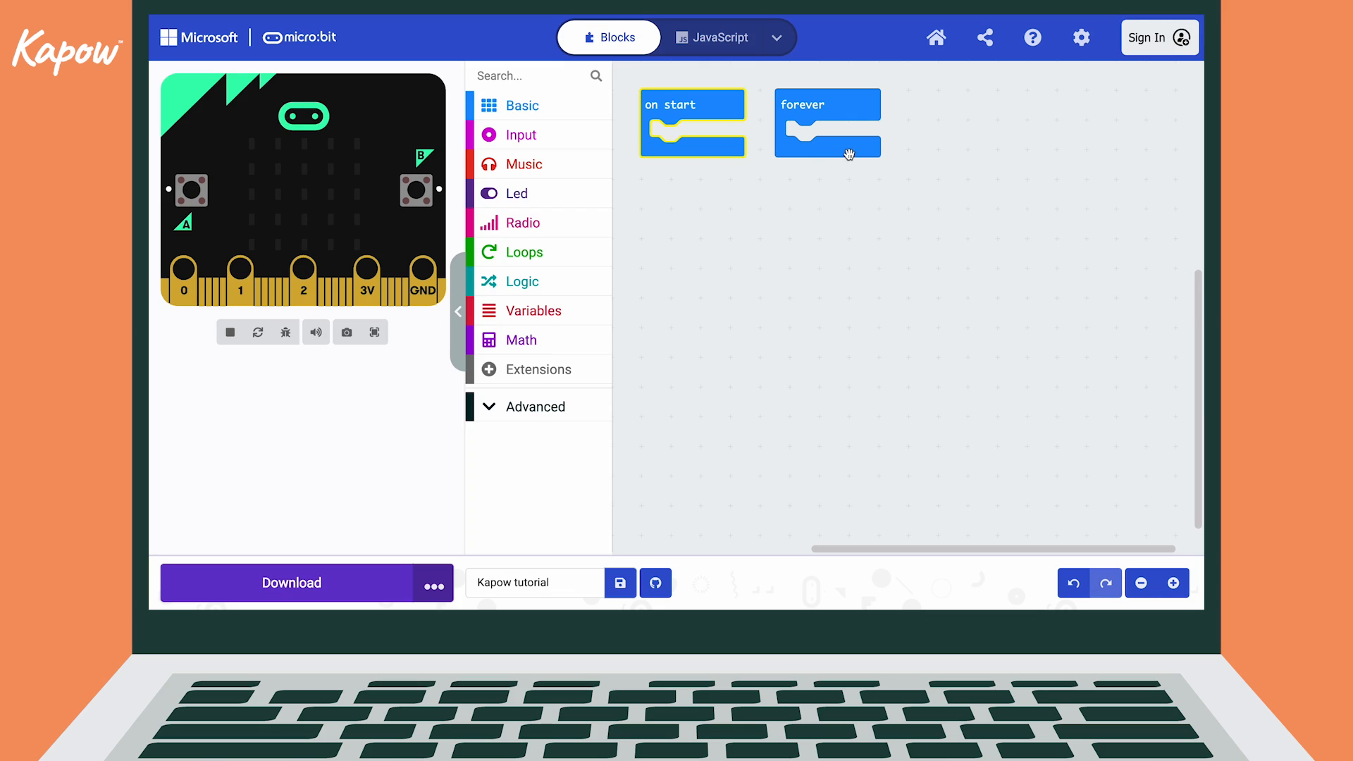 Pupil video: Introduction to MakeCode