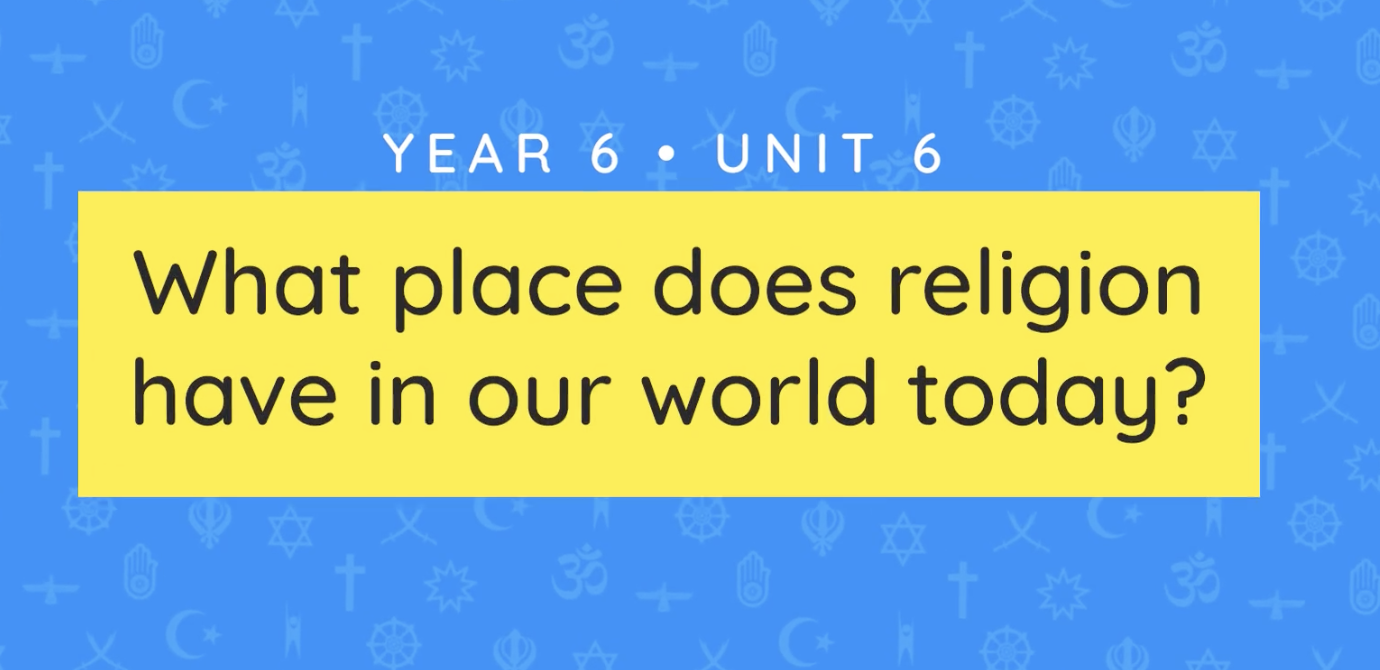 Unit overview: What place does religion have in our world today?