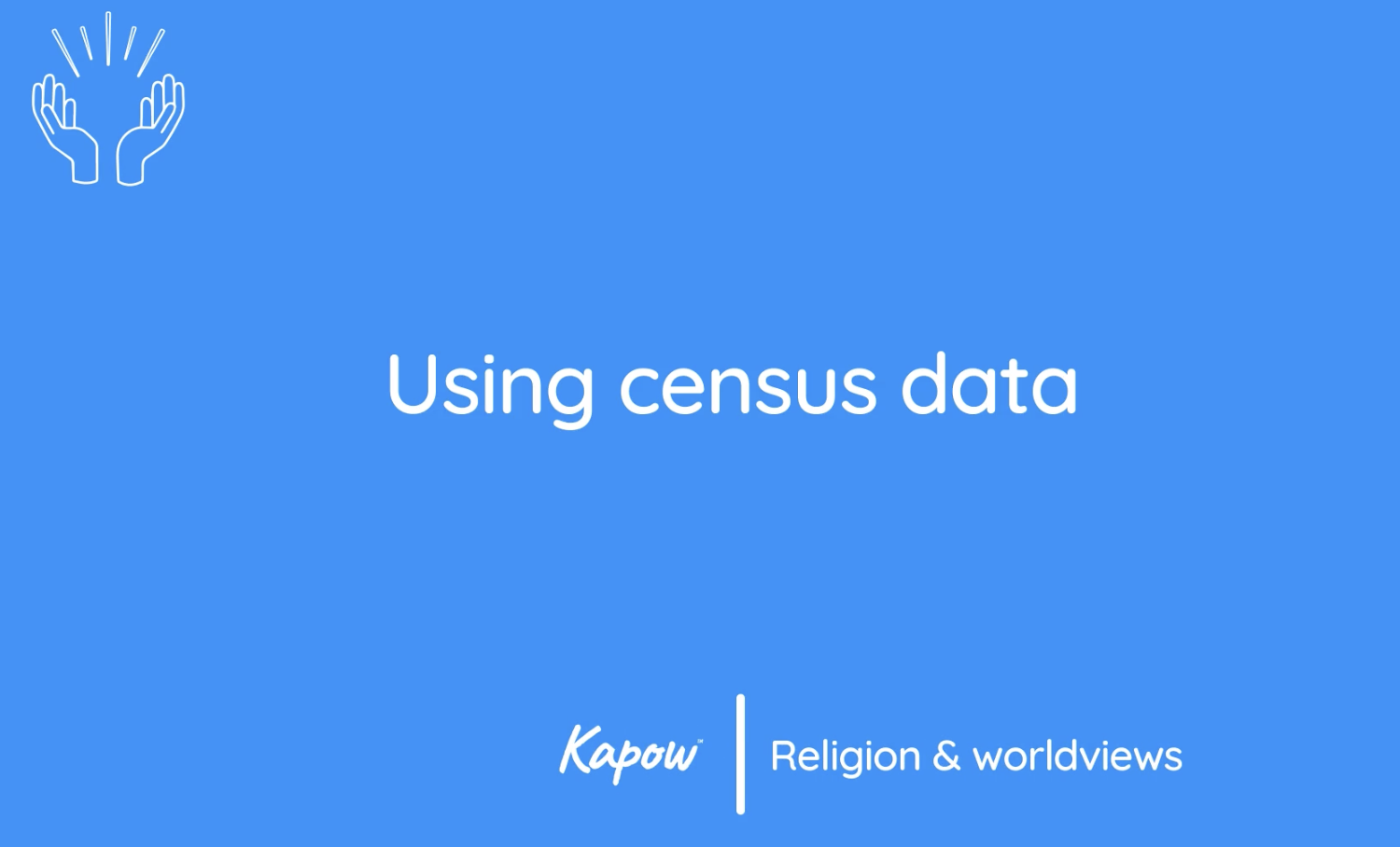 Teacher video: Using census data