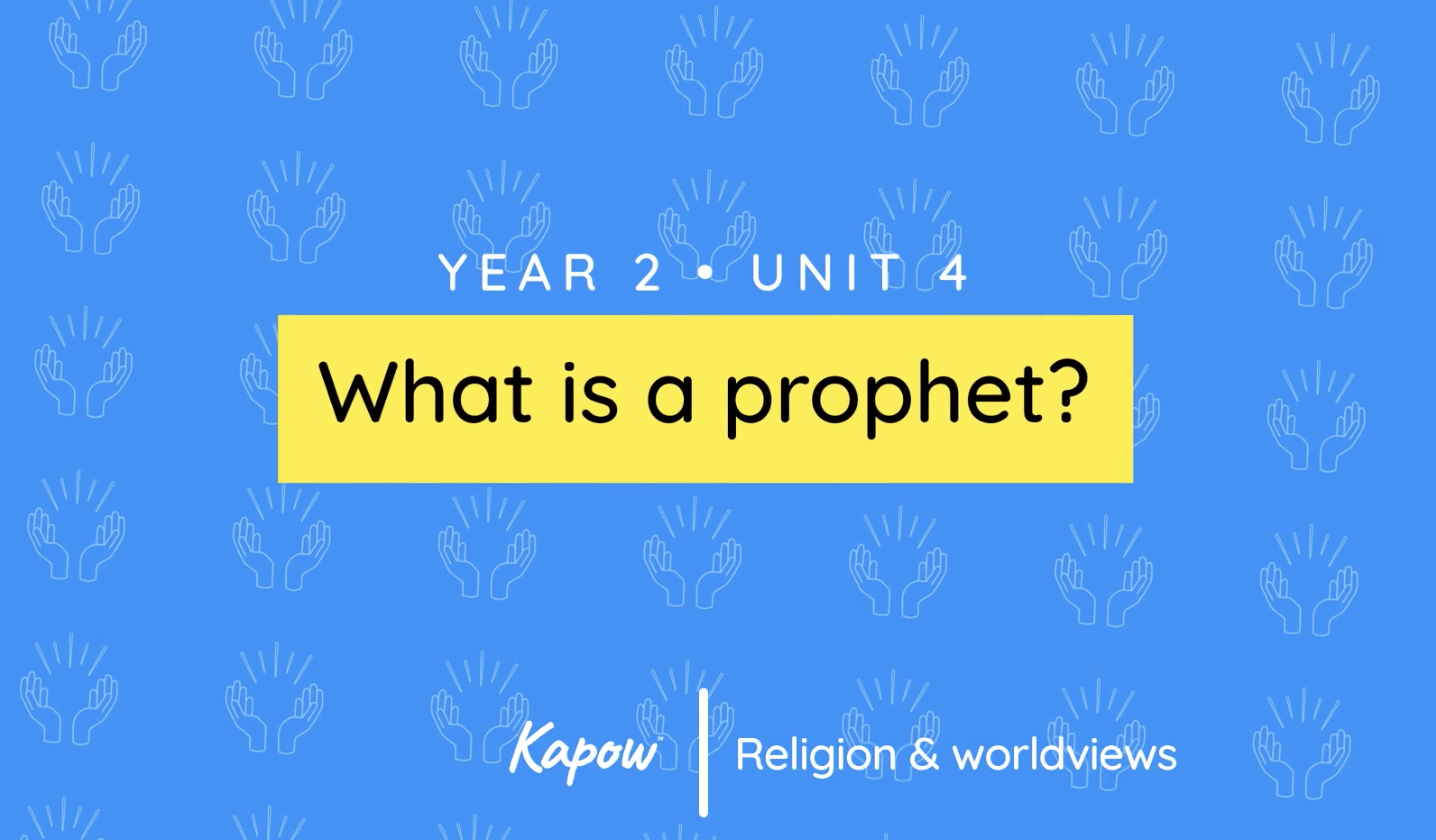 Unit overview: What is a prophet?