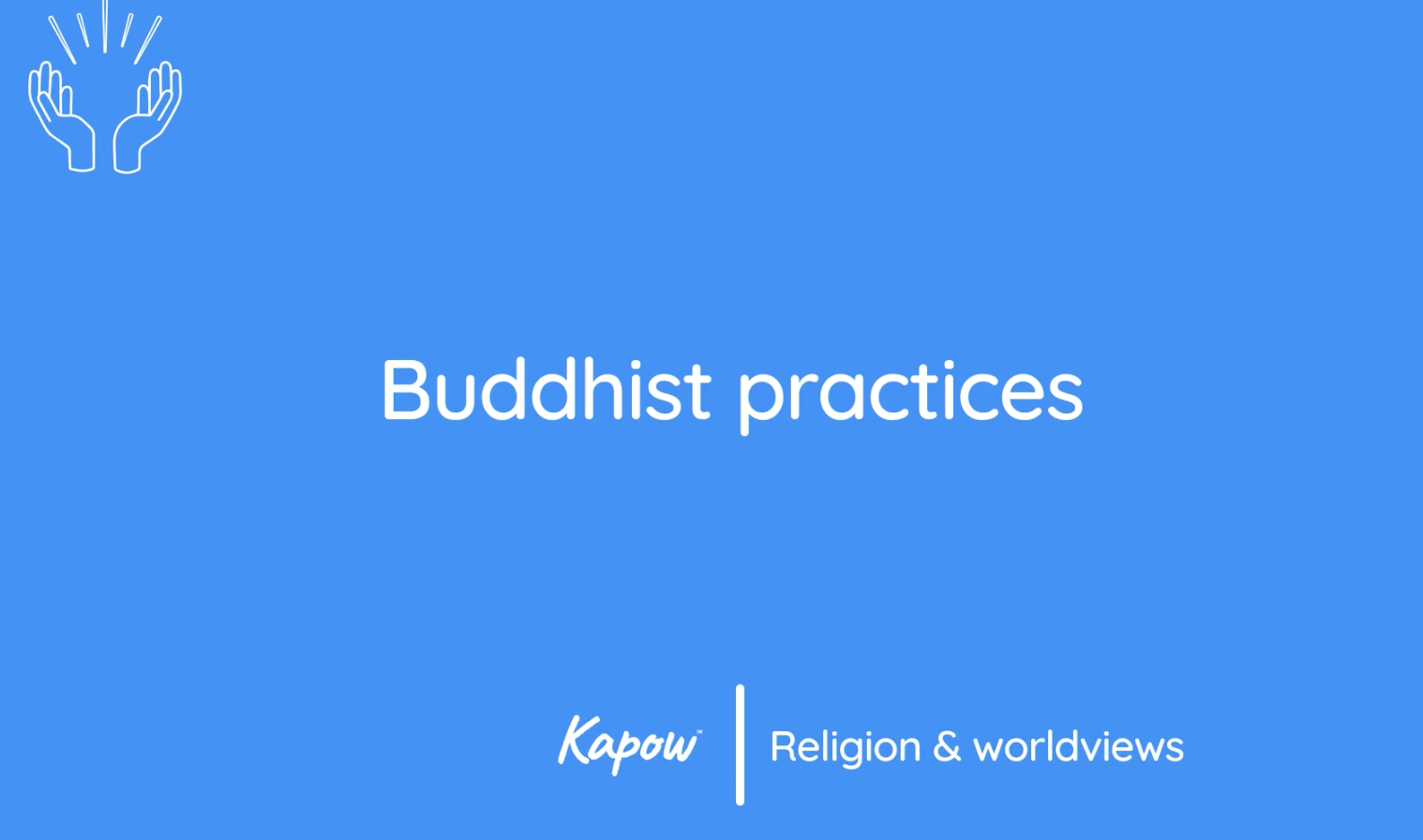 Teacher video: Buddhist practices