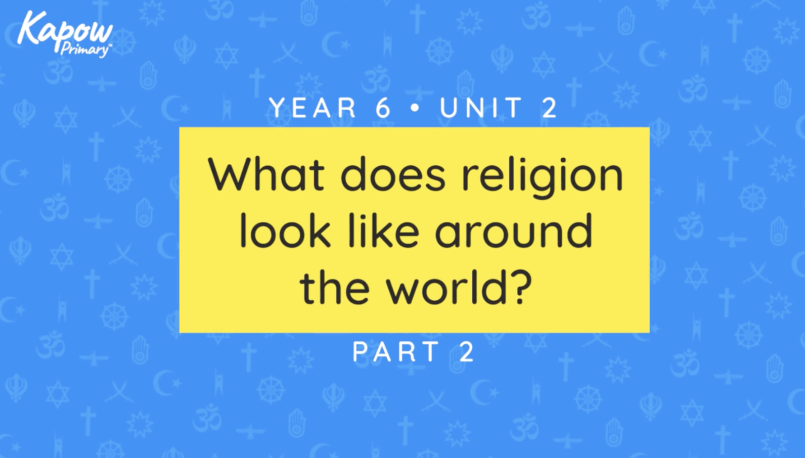 Teacher video: What does religion look like around the world?