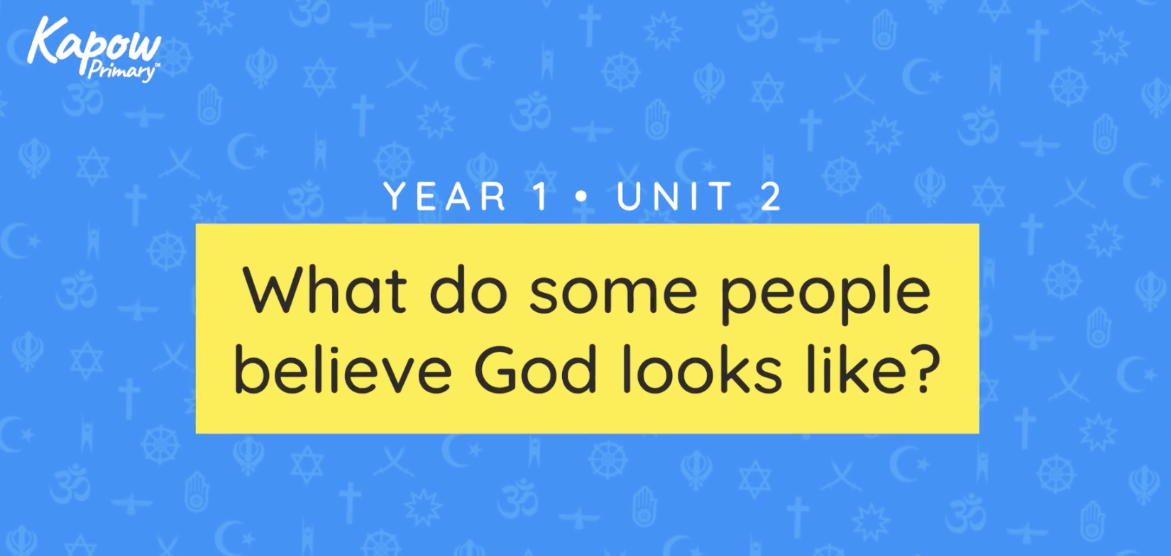 Teacher video: What do some people believe God looks like?