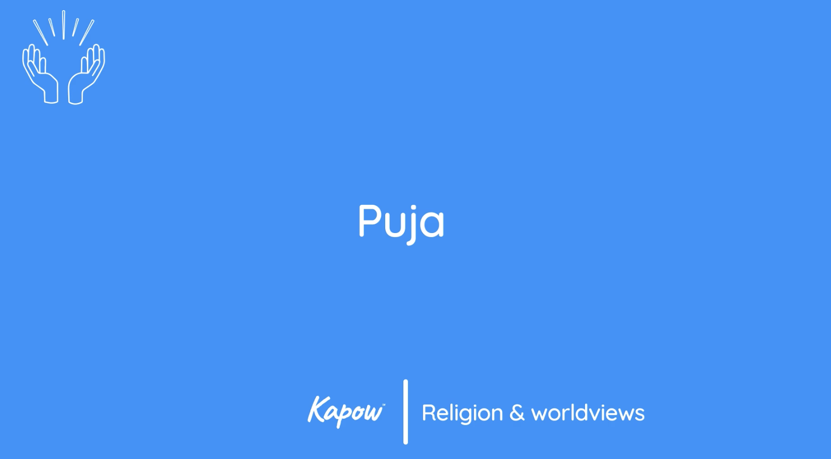 Teacher video: Puja