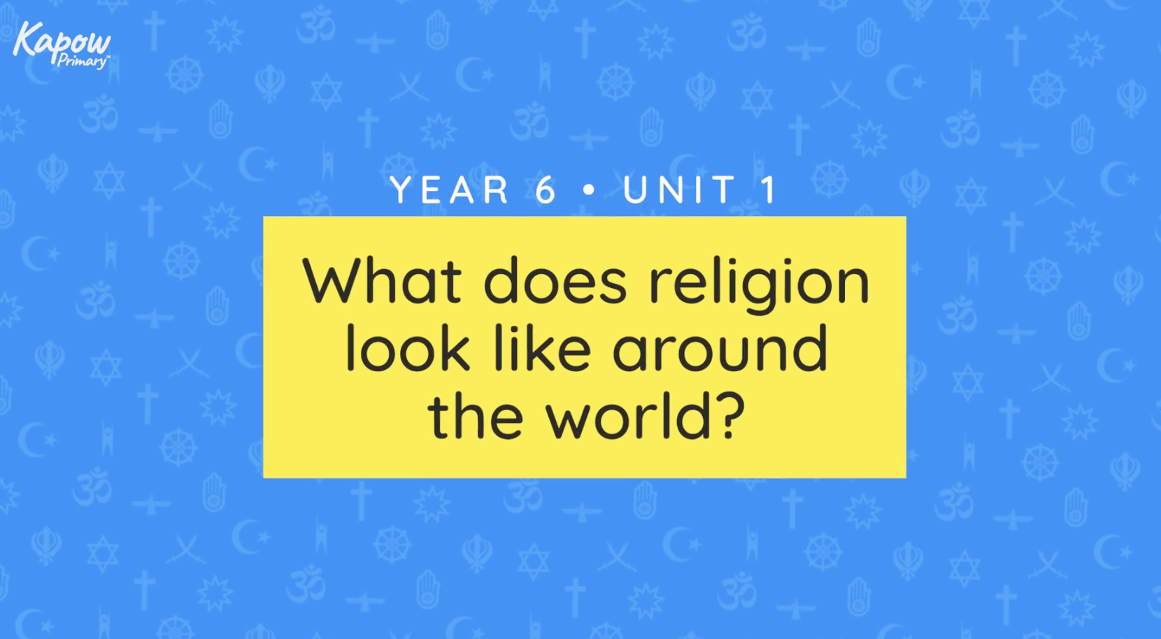 Teacher video: What does religion look like around the world?