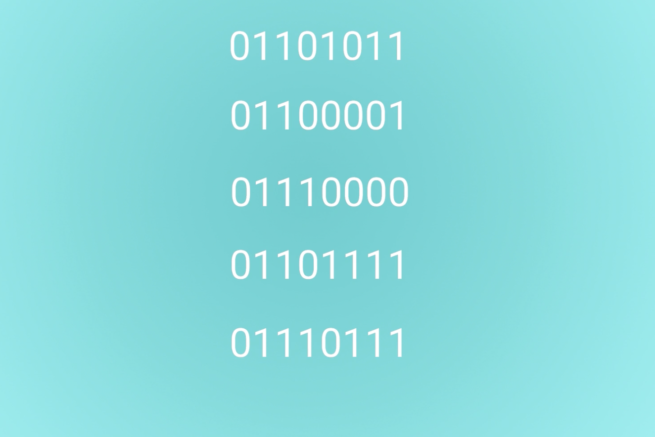 Teacher video: Using binary – text