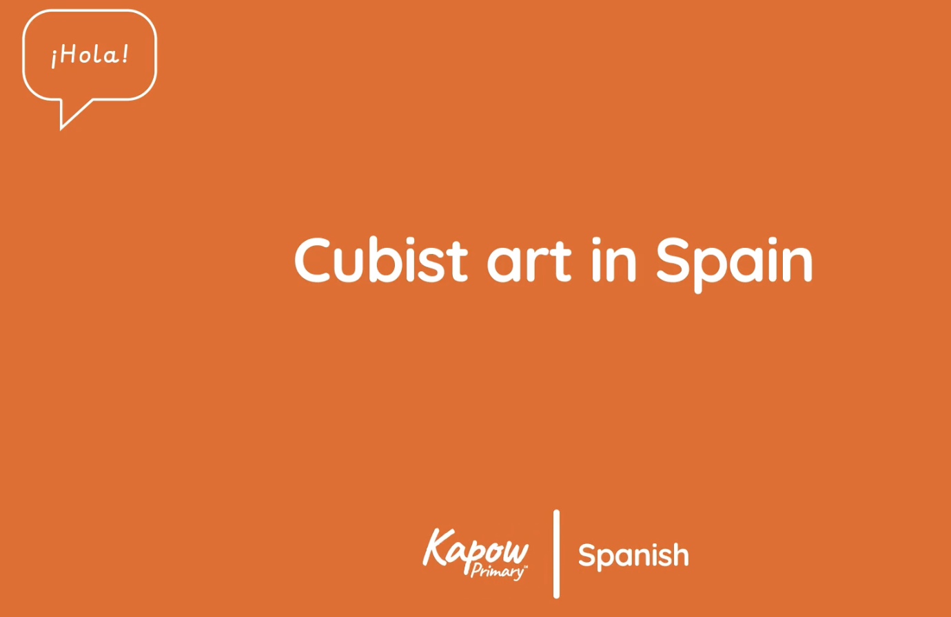 Pupil video: Cubist art in Spain