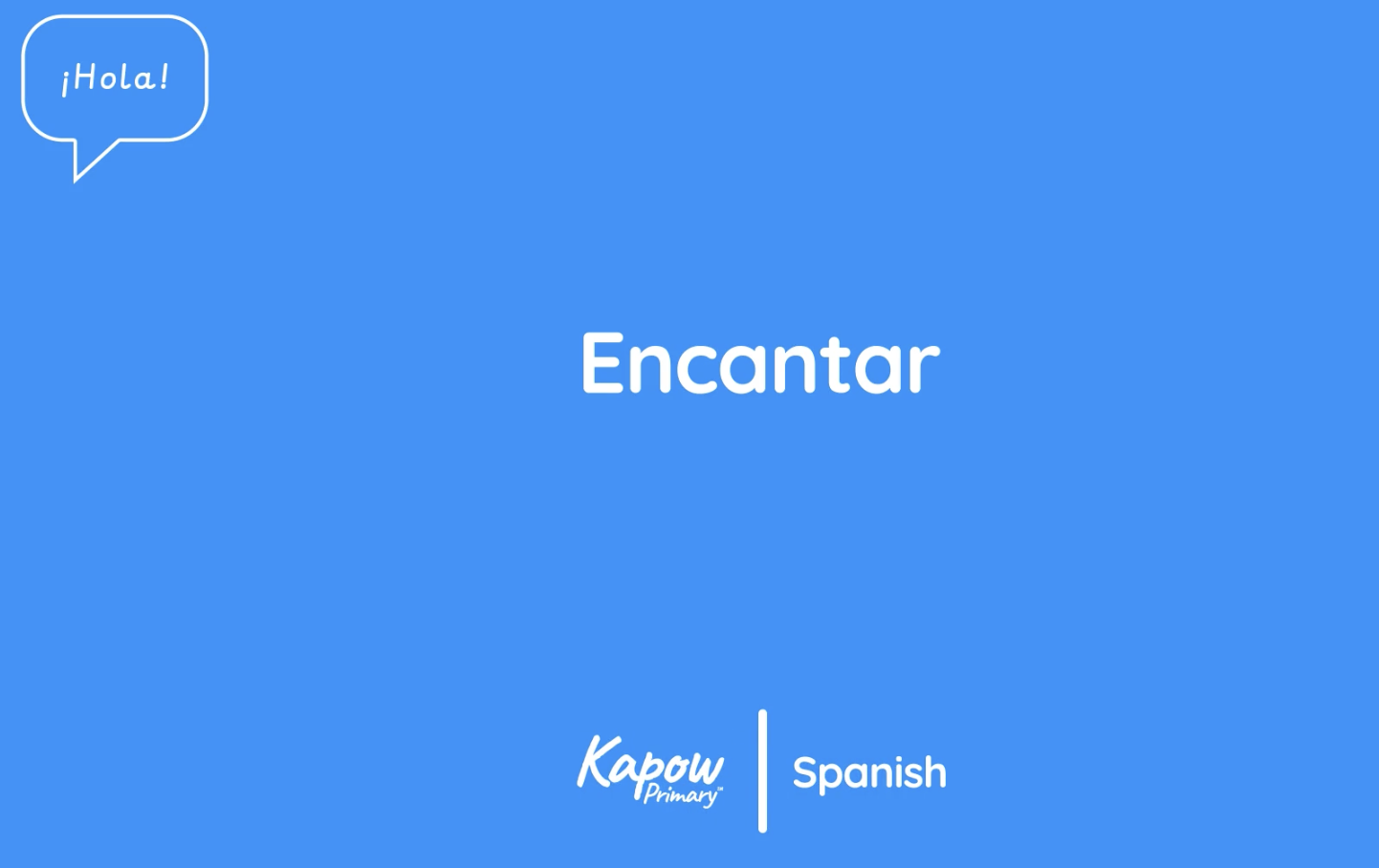 Teacher video: Encantar