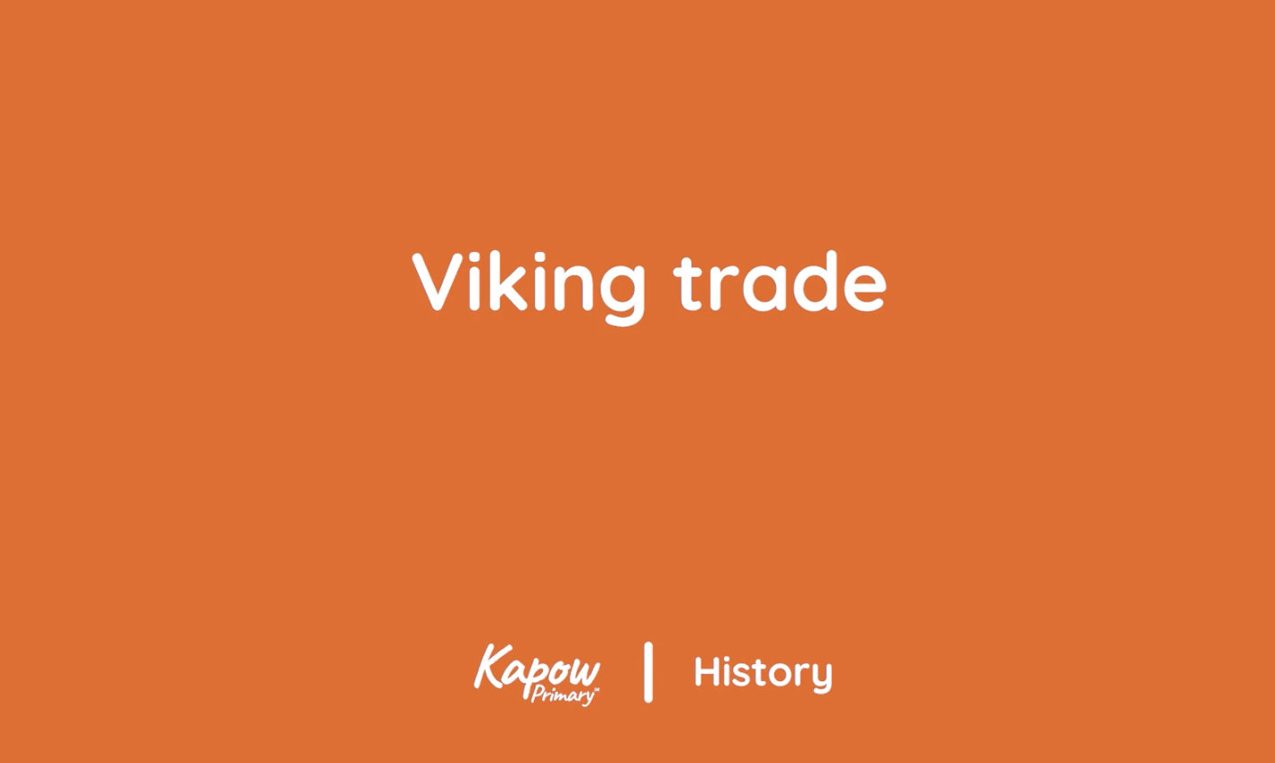 Pupil video: Viking trade
